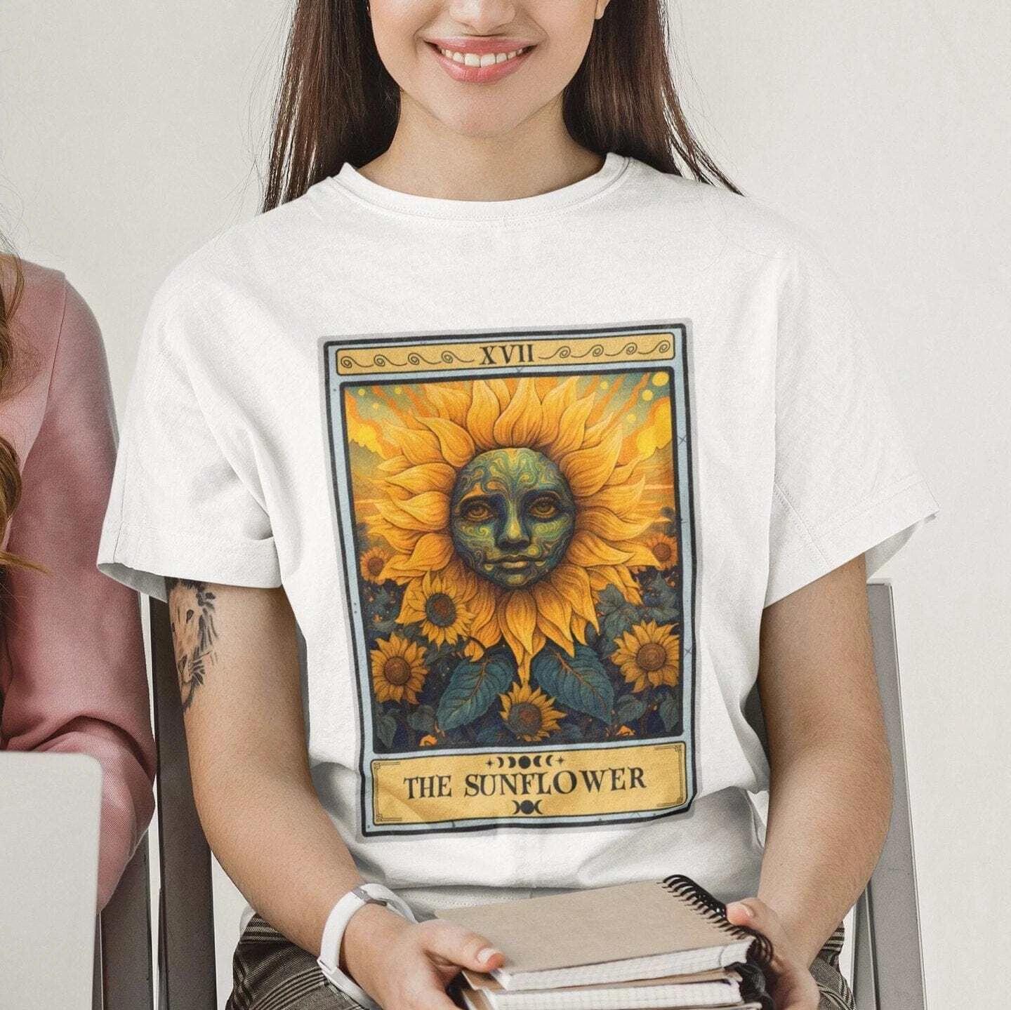 The Sunflower Tarot Card Shirt S
