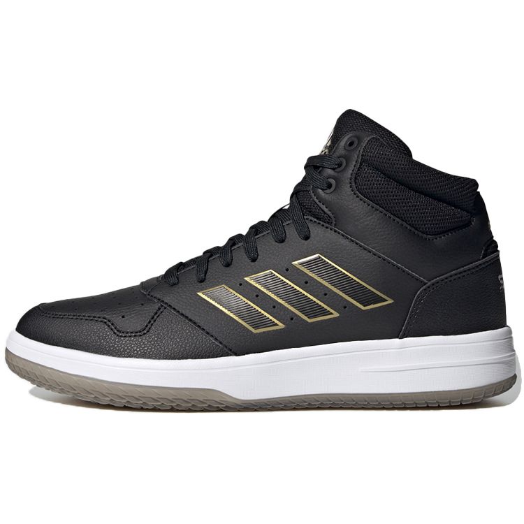 Adidas Neo Gametalker Synthetic Leather Casual Versatile Shock Absorption Non-Slip Wear-Resistant Mid-Top Retro Basketball Shoes Men Sneakers FZ3677
