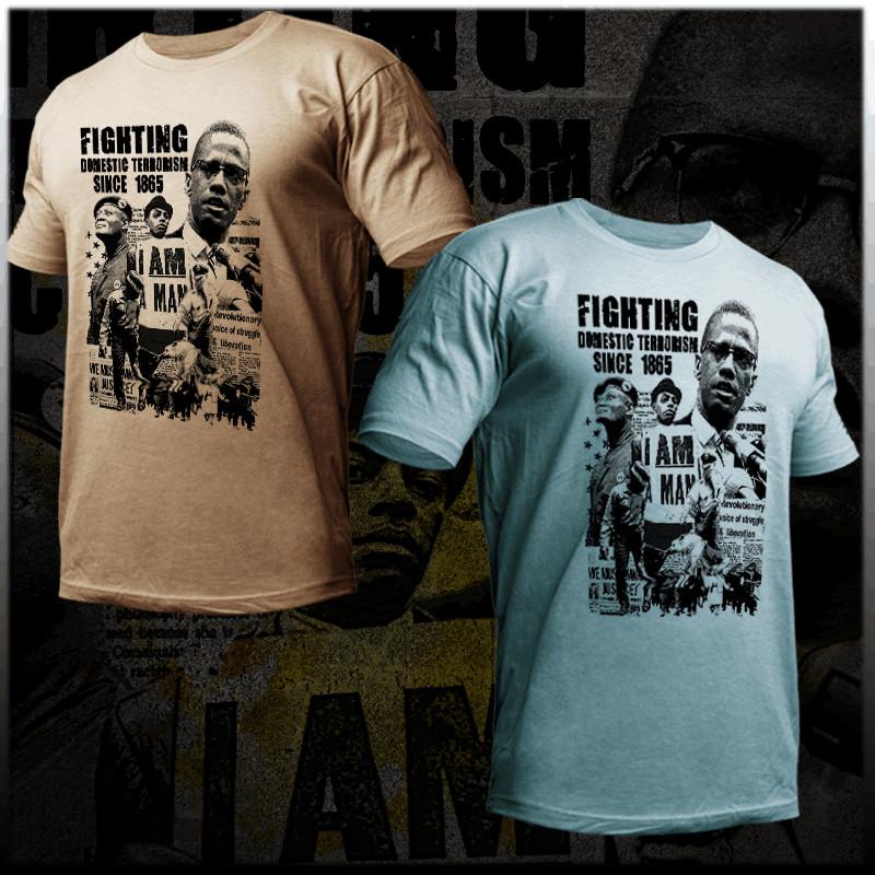 

Black History Month T-Shirt MLK Malcolm X Civil Rights Freedom Fighters Tee M
