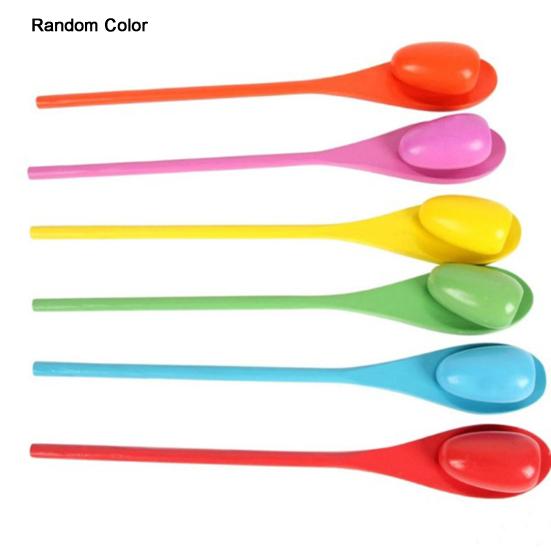 Balance Spoon Egg Lightweight Kids Toy Wood Egg Relay Race Balance Game for Training