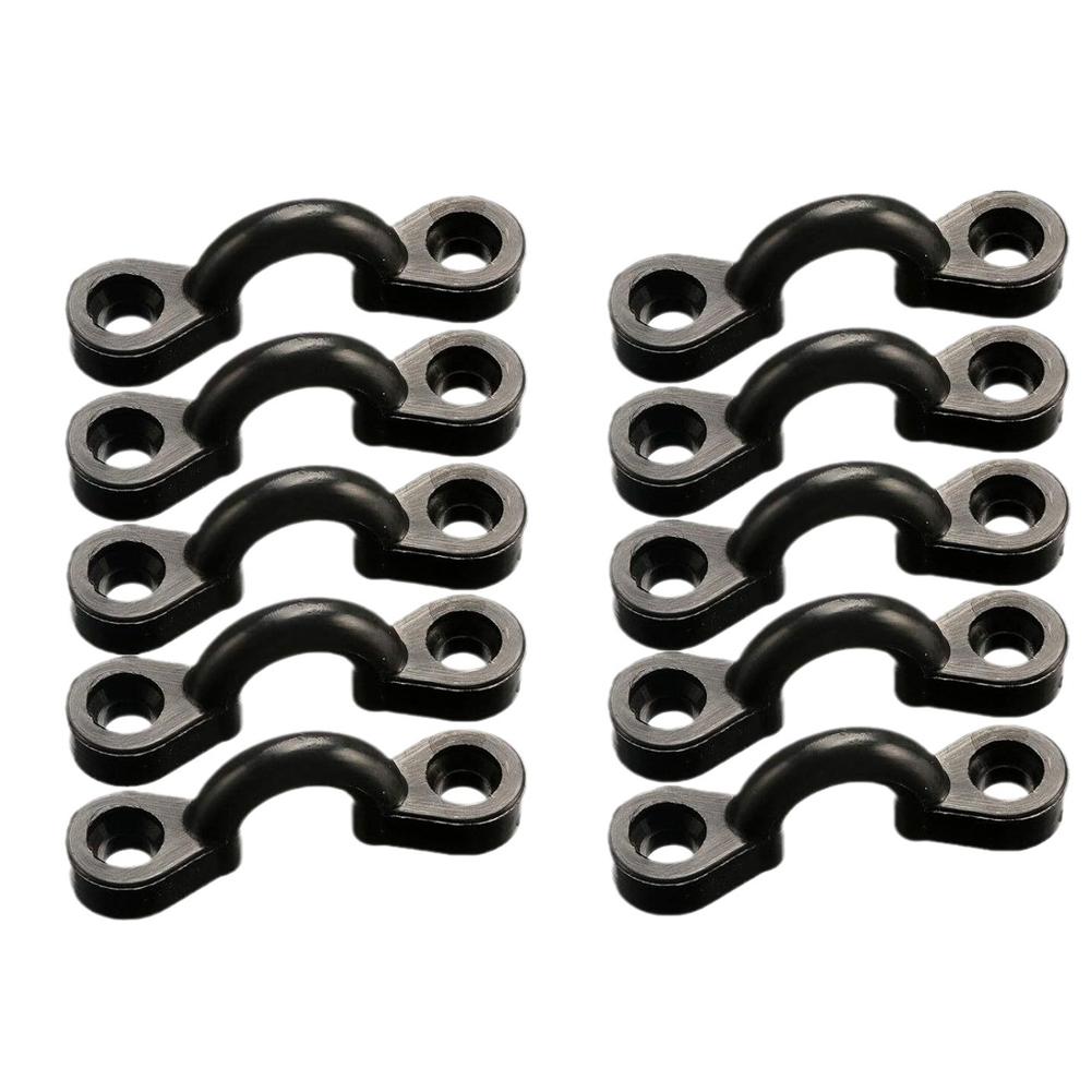 10set Kayak Pad Eye Anchor Point Hardware C Type Pull Boats Kayaks Buckle Screws For Canoes Eye P7R6