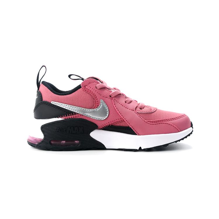 New Nike Air Max Excee SE Low Top Running Shoes Pink Silver Black Children Aged 3 7 Years Old CZ4993-600