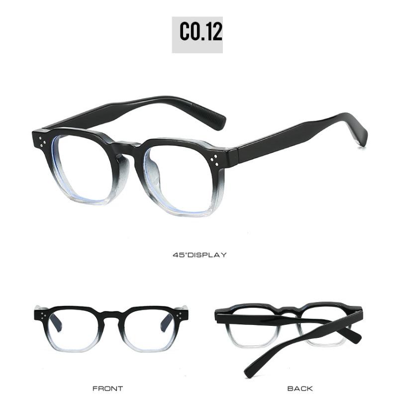 Fashion Vintage Rivet Round Sunglasses Women Men Luxury Leopard Sun Glasses Anti Blue Light Eyeglasses UV Protection Goggles