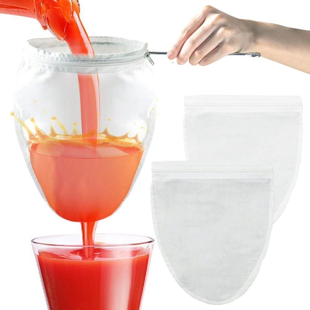 Ultra Fine Mesh Mesh Filter Bags Reusable Tea Strainer Pouch Tea Filter Dripper Filter NutMilk