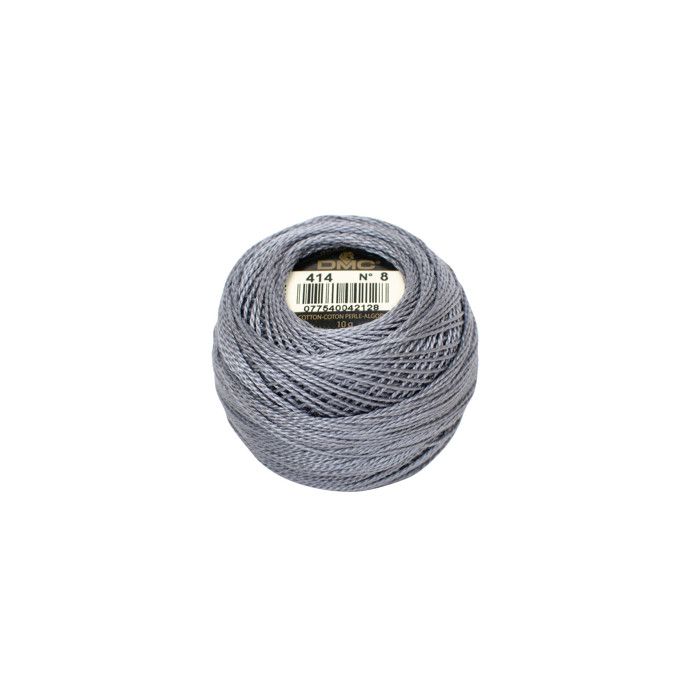 DMC Pearl Cotton Art 116, Size 8 - 80m Skein - Att 414