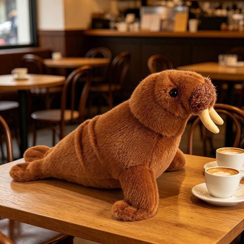 Cute Walrus Plush Toy - Children s Birthday Gift Figurine Walrus