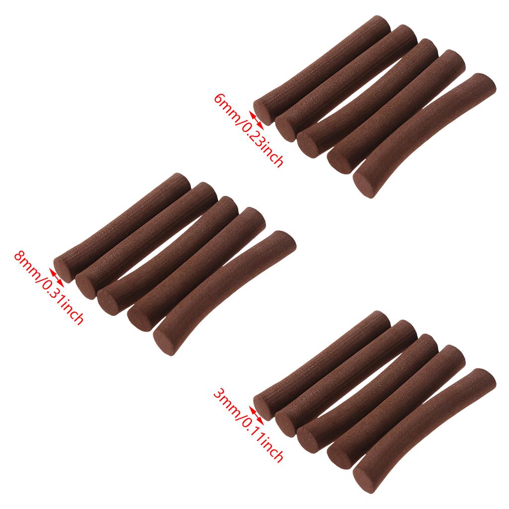 5Pcs Light Weight Fishing Foam Sticks Reusable Foam Rods Portable Cylinder Foam Sticks for Pond River Easy To Use