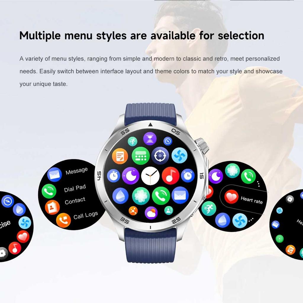 2025 NEW WANCH X2 MAX Outdoor Sports Men SmartWatch GPS Motion Trajectory Compass AMOLED Screen IP67 Waterproof Smart Watch