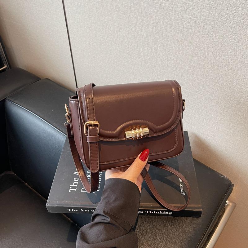 New sense casual bag female senmeng versatile summer retro fashion small square bag simple niche messenger bag