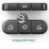 Pill Box 21 Grids 3 Times A Day Large Compartments Waterproof Dustproof Weekly Pill Organizer Portable 7 Days Vitamin Fish Oils Storage Pills Case