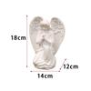 Praying Angel Statue Table Centerpieces Garden Statuary Angel Resin Figurine Ornament for Yard Home Patio Bookshelf Lawn