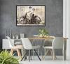 Picture, poster In a frame 53x73 cm Bicycle P556 horizontal