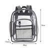 Eco-friendly PVC Transparent Ita Backpack - Unisex Waterproof School & Outdoor Bag