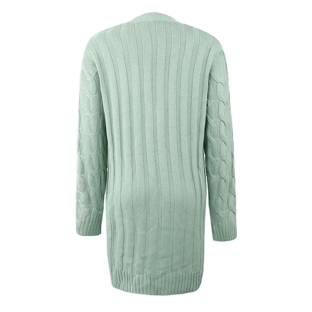 Womens Boho Patchwork Cardigan Long Sweater Open Front Knit Sweaters Coat