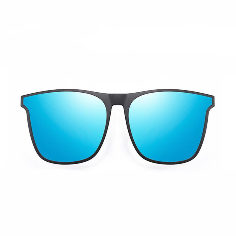 Fashion Clip Polarized Light Fishing Ticket Anti-Strong Light Clip Tr Large Frame Men'S And Women'S Myopia Upturn Lens 1005