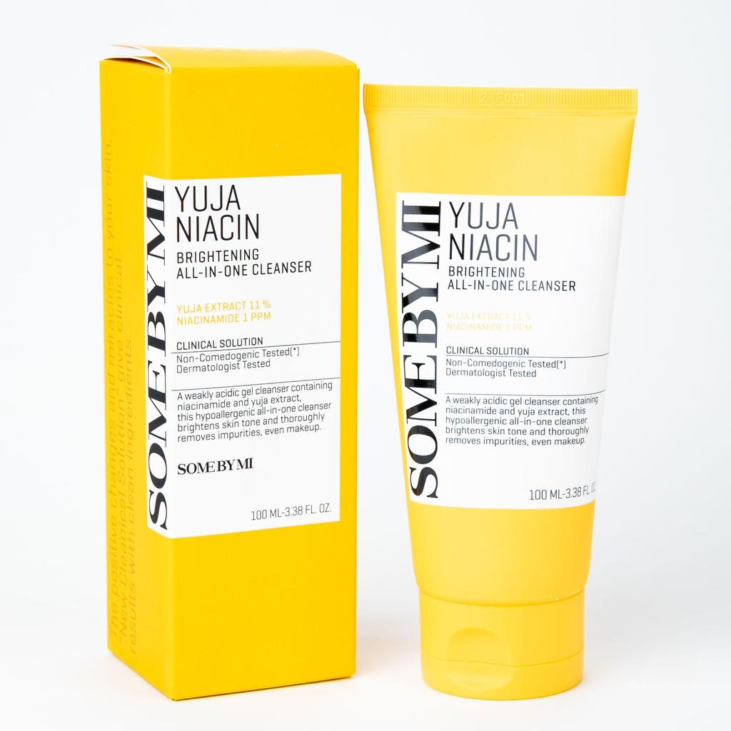 SOME BY MI Yuja Niacin Brightening All in One Cleanser, Hydratant, Cosmétiques coréens, Kbeauty, échantillon