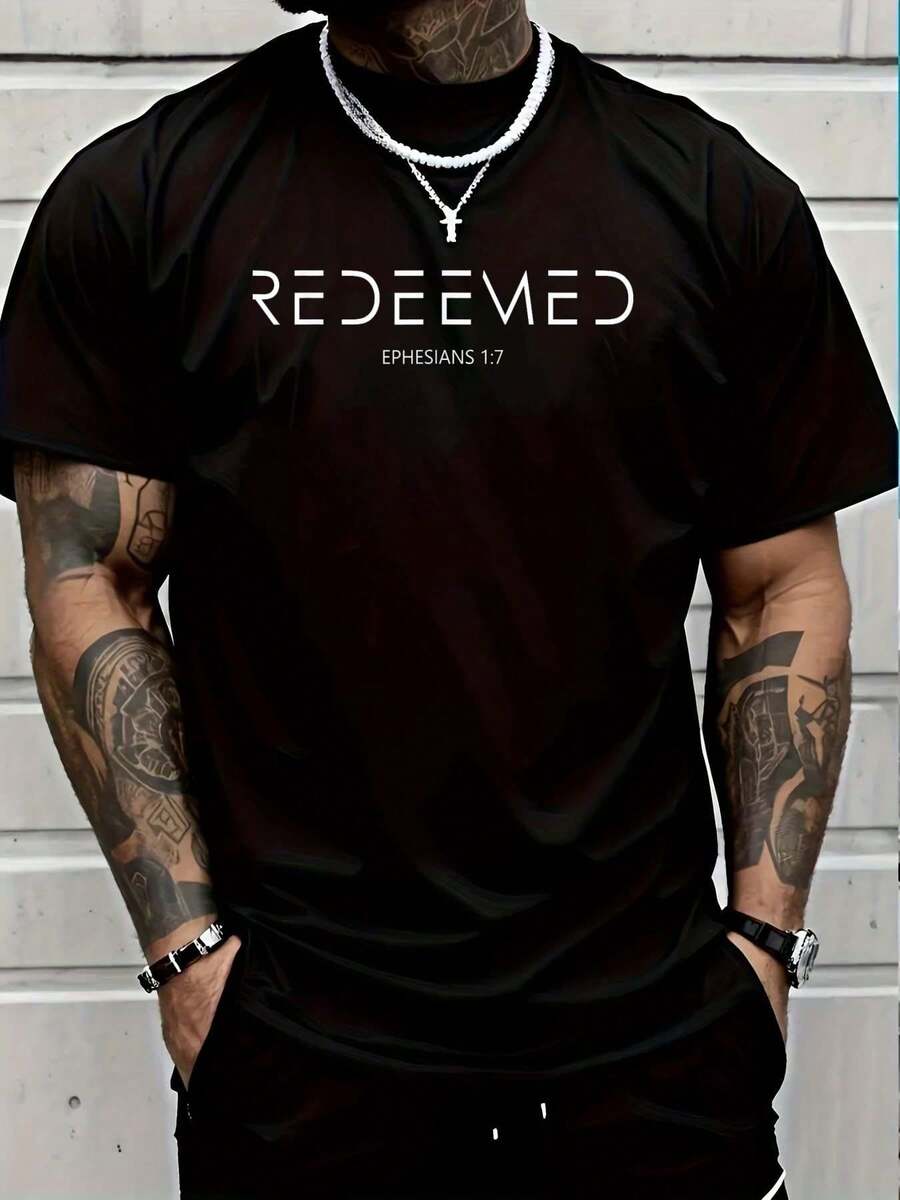 

Ephesians 1 7 Christian Bible Verse Redemption Redeemed Unisex T-Shirt M