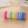 10 Pcs Washi Tape Roll Decorative Sticky Paper Masking Tape Adhesive(Size:10M)