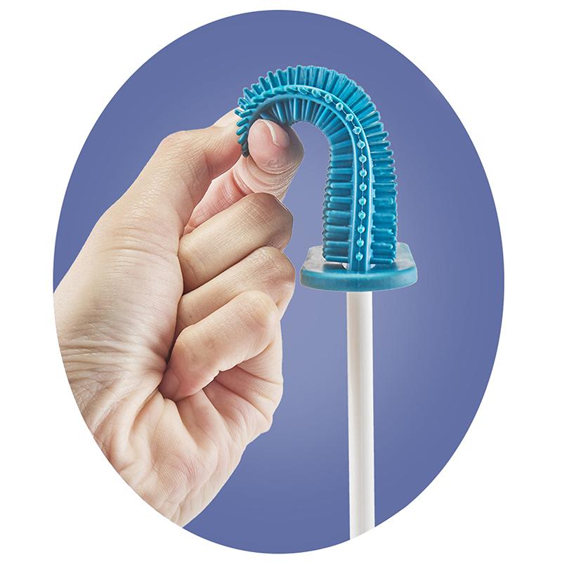 3 In 1 Toilet Brush Wall Mounted Multi-Functional Cleaning Tools With Drain Base Home Wc Bathroom Accessories Set