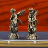 Retro Copper God Of Love Cupid Statue Small Ornaments Brass Angel Figurines Home Decor Accessories