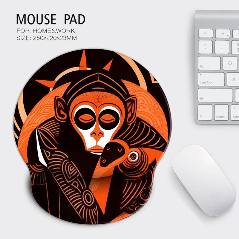Fu Maide Ergonomic Silicone Mouse Pad with Wrist Rest - 2 Pack