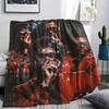 1 Pezzo Coperta in Flanella con Stampa The Weeknd, Alta Qualità Confortevole per Tutte le Stagioni, Arredamento per la Casa, Calore e Comfort, Perfetta per Regali