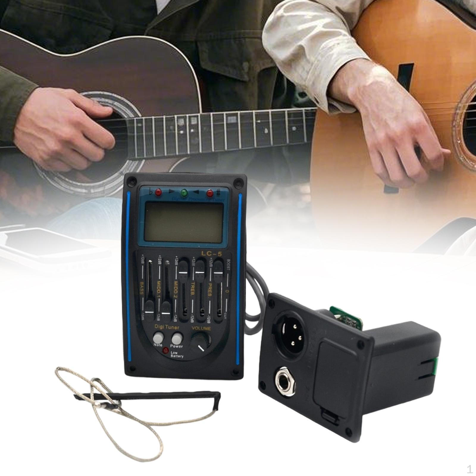 

Тюнер Звукосниматель Электрогитара DIY Аксессуары Акустические Классические Гитары Замена Эквалайзер синий