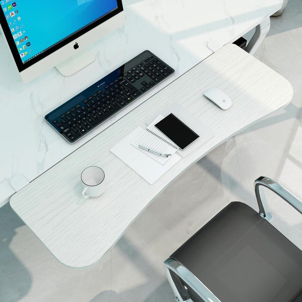 Punch-Free Desktop Extension Bracket - Expandable Hand Rest for Computer Desk