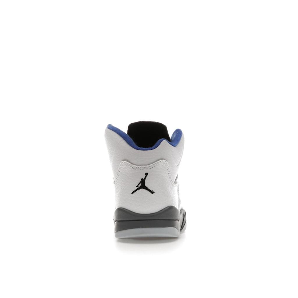 Air Jordan 5 Retro PS Stealth 2.0 Kids Sneakers White Black Hyper-Royal 440889-140
