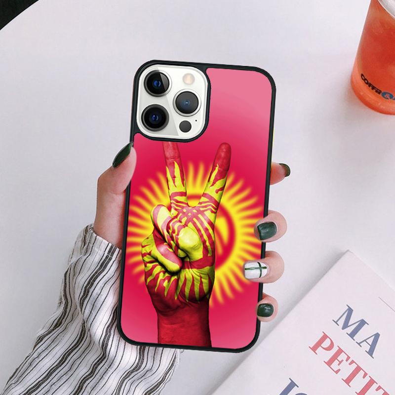 Kyrgyzstan Flag Phone Case Shell For iPhone 17 Air Plus Max Cover For iPhone 17 Air 14 13 12 16Pro Max 15 11
