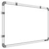 Yajnas Non Magnetic 2X1.5 Feet Double Sided White Board And Chalk Board Both Side Writing Boards, One Side White Marker