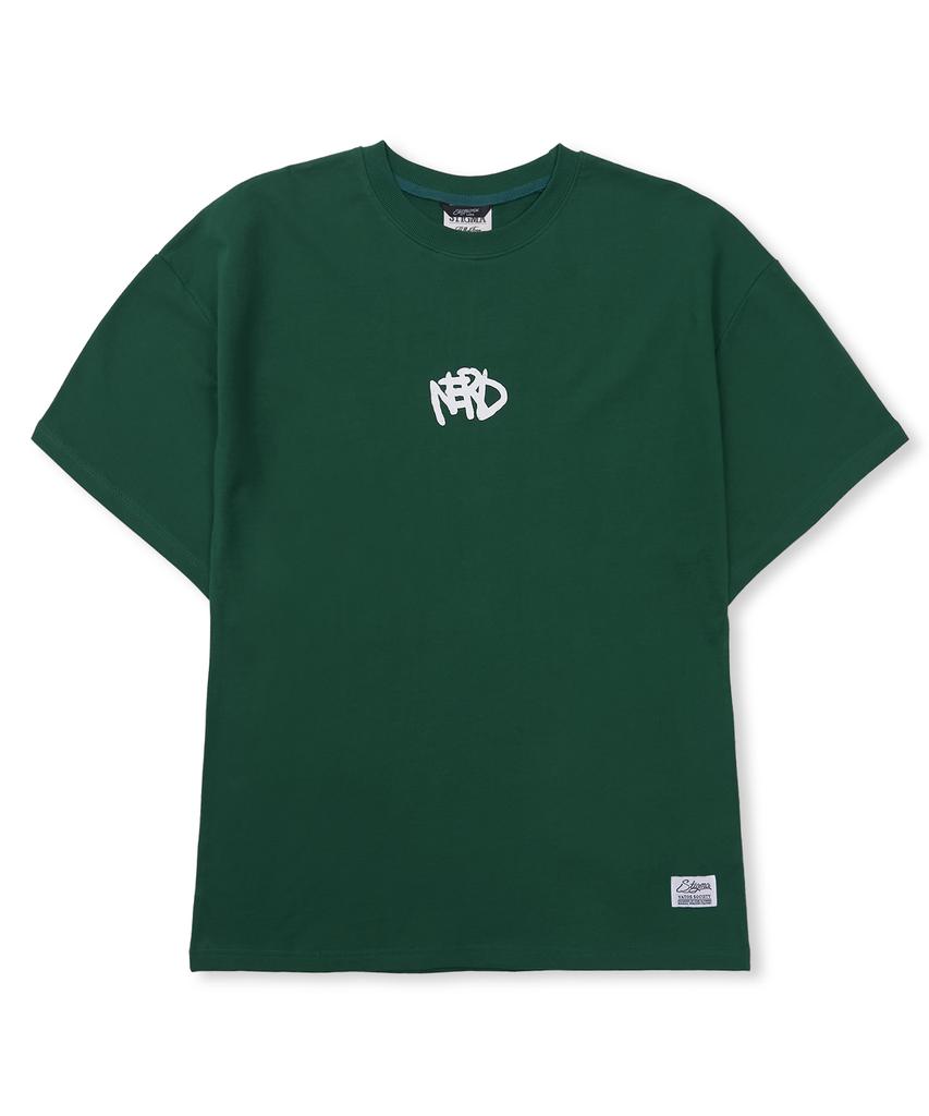STIGMA Nerd Semi-Oversized T-Shirts Green