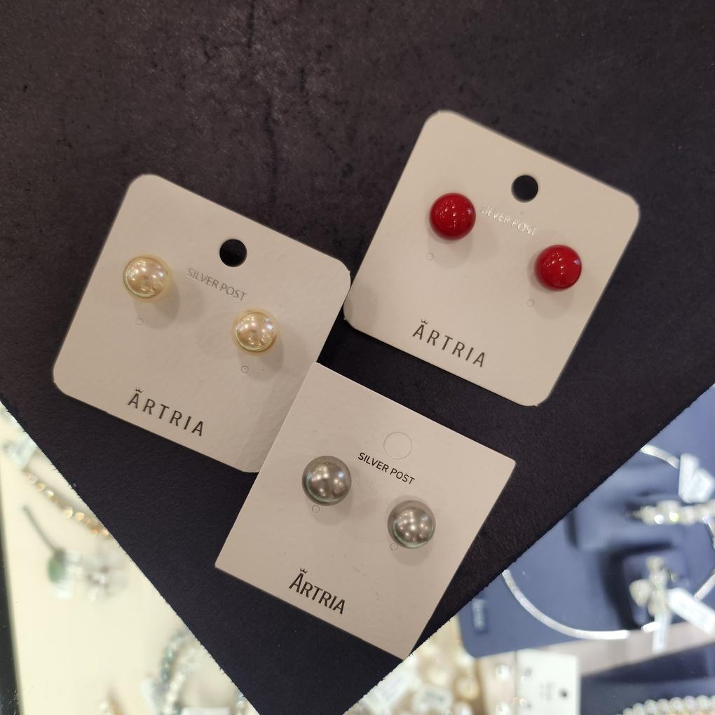 ARTRIA 12mm Pearl Earrings AAAERJJ0006WHF