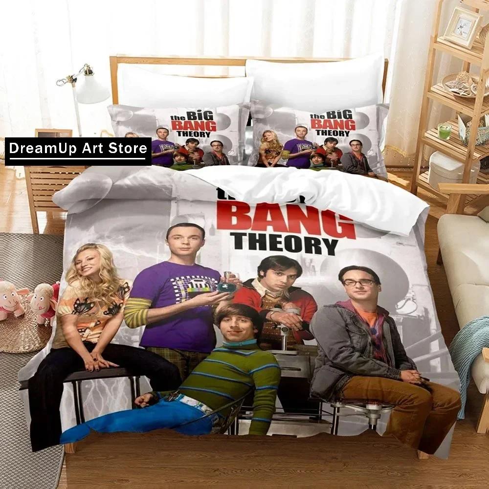 3D Print Fashion Big Bang Theory Bedding Set Boys Girls Twin Queen Full Size Duvet Cover Pillowcase Bed Adult Bedroom
