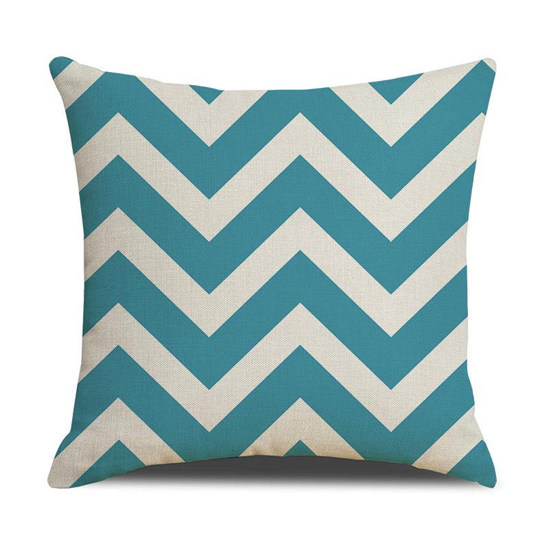 Throw Pillow Case Printed Polyester Lumbar Cushion Living Room Home Sofa Pillow Case