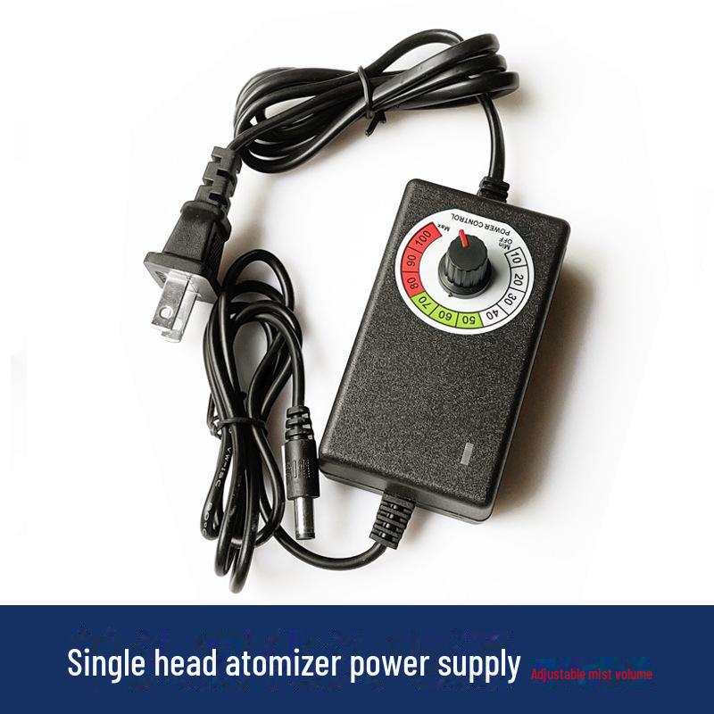 "Adjustable Single-Head Ultrasonic Atomizer for Bonsai Rockery, Large Fog Humidifier & Landscaping Spray Head"