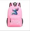 School Bag Cartoon Backpack Star Lightning School Bag Student Polyester Casual Printed Backpack Travel Bag