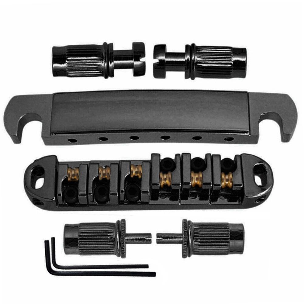 6 String Roller Saddle Bridge Metal Electric Guitar Bridge Electric Guitar