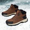 TUINANLE Winter Men Boots Fur Warm Snow Boots Men Hiking Shoes Work Ankle Booties Outdoor Men's Sneakers Footwear