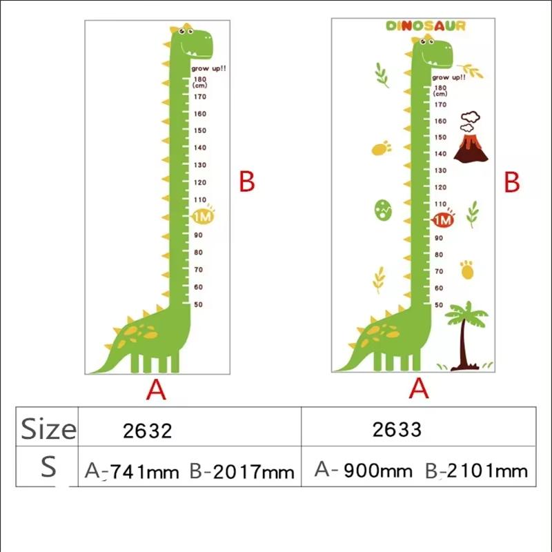 Family Version Of Children's Height Wall Stickers Waterproof Acrylic Wall Sticker Kindergarten Wall Sticker Decoration