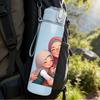 1PC Mother Holding Baby Warm Character Pattern 750ml Color Plastic Sports Water Bottle Leakproof Flip Straw Lid Suitable for Sports Office Home Use