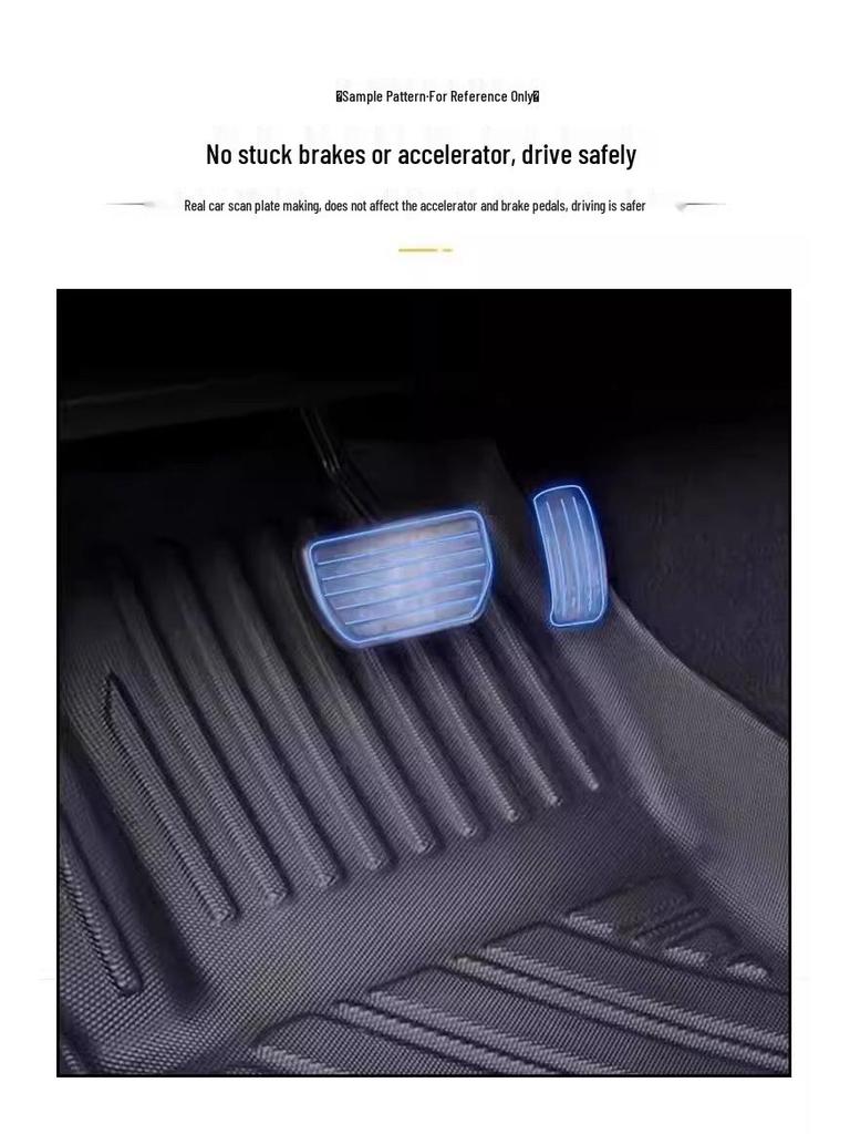Xiaomi Yu7 TPE Waterproof Car Mats: Foot, Trunk, Backrest, and Side Bag Mats