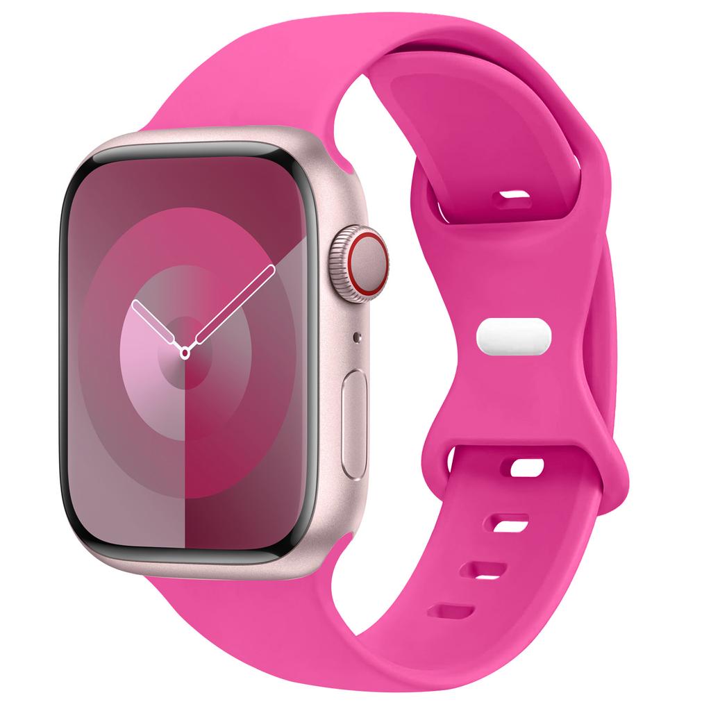 Silicone Strap For Apple Watch Band 44mm 45mm 41mm 40mm 49mm 42mm 38mm 46MM Sport Bracelet iWatch Series Ultra 2 SE 10 9 8 7 6 5