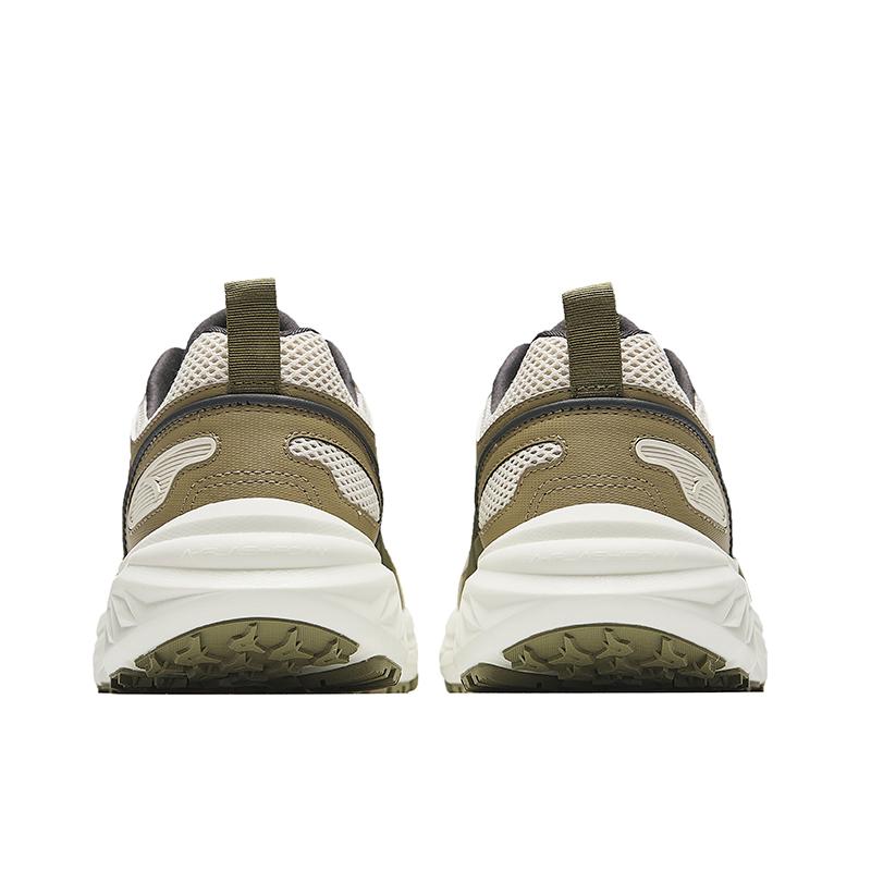 Anta AT2001 Retro Casual Versatile Lightweight Low-Top Running Shoes Men Sneaker Mud-Gray Deadwood 912435595-3