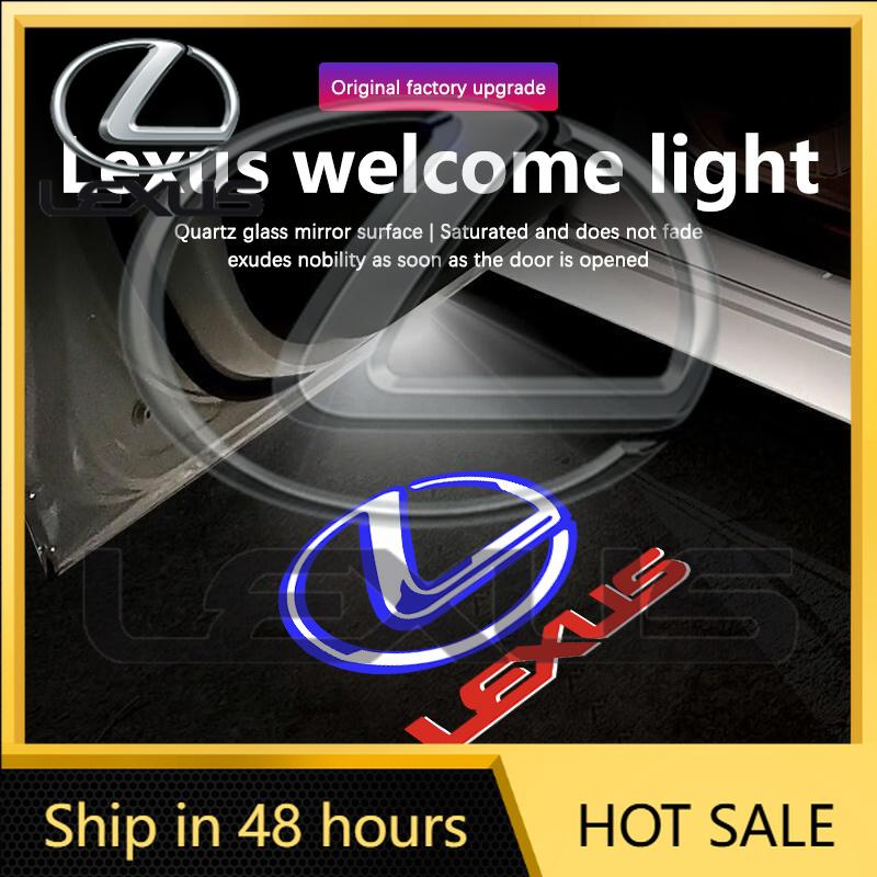 KQWL4 2026 Hot Interior Stickers For Lexus ES ES250 ES300 ES350 RX RX300 GX UX LX470 LX570 RC LED Car Door Welcome Projector Ghost Sha