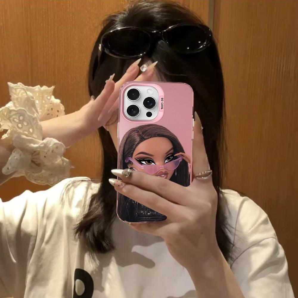 Fashion B-Bratz D-Doll Phone Case For IPhone 16 15 14 13 12 11 Pro Max X XR XSMAX 8 7 Plus Matte Shockproof Back Cover