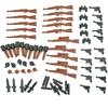 20pcs WW2 Military SWAT Guns Bricks Model Series Guns Assemble Educational MOC Army Building Blocks Soldier Militaries Kid Toys