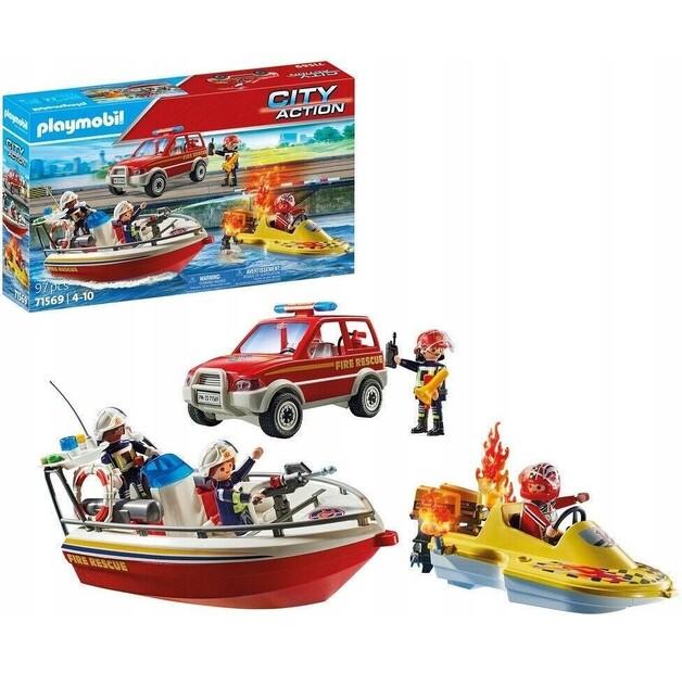 Playmobil 71569 Feuerwehr-Einsatz auf dem Wasser