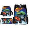 Blaze and the Monster Machines School Backpack With Shoulder Bag Pencil Bags School Bags for Best Gift