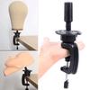 1/2/5Pcs Adjustable Plastic Mini Wig Head Stand Table Clamp Hair Accessory Tool Training Mannequin Holder For Wig Making